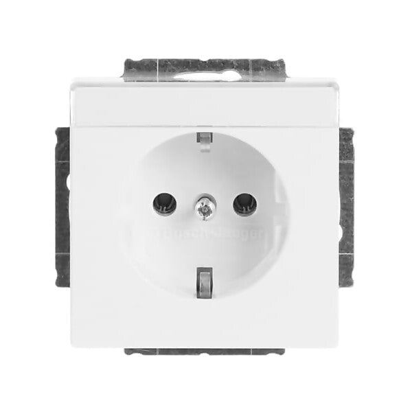 Busch-Jaeger Steckdosen-Einsatz dav/sws m.Besch.feld2P+E16A 20 EUN-84